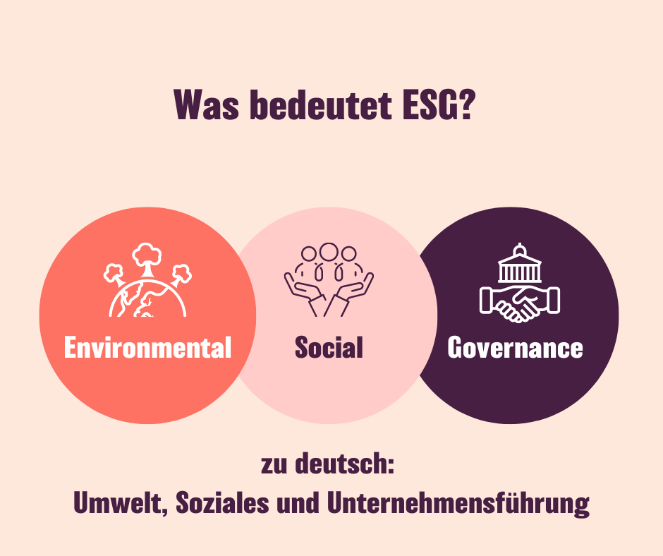 Was bedeutet ESG? Umwelt, Soziales und Unternehmensführung