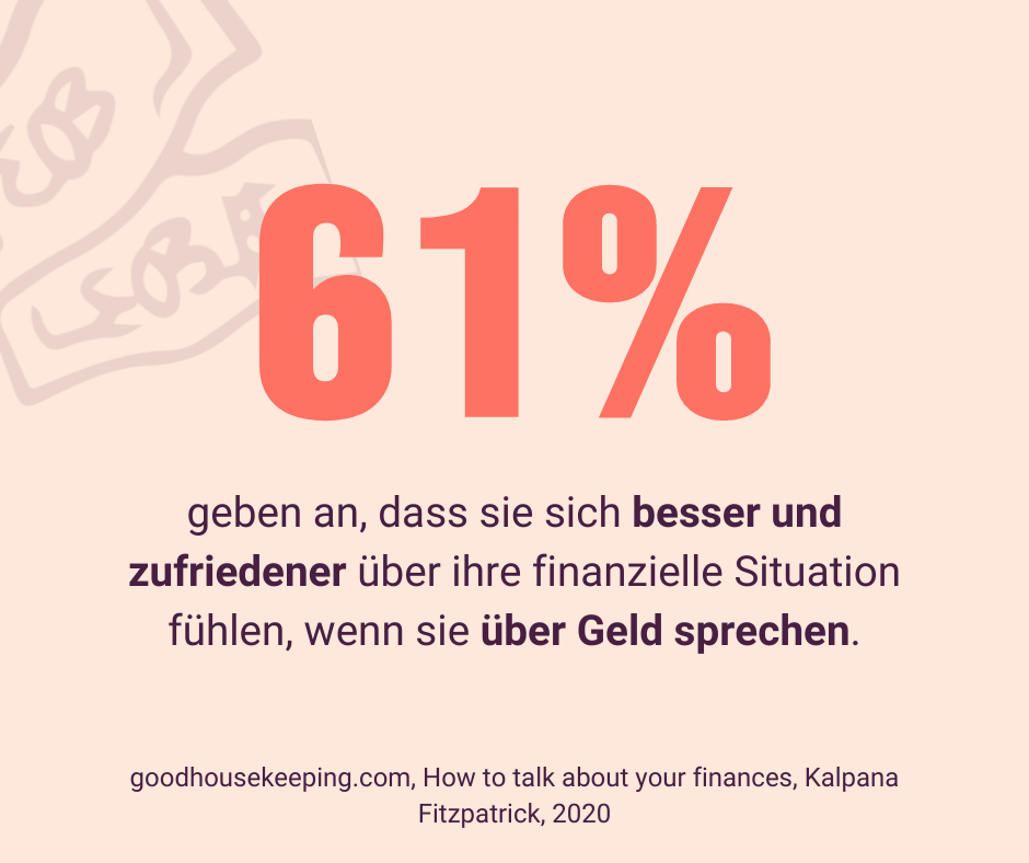 Geldgespräche lassen dich (oft) besser fühlen.