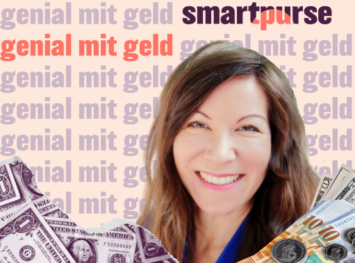 Olga mit Logo und Geldscheinen